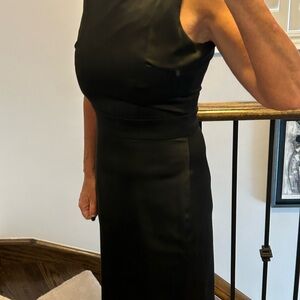 Mexx Black Satin High Collar Dress. Super Versatile! Worn once! Like New!